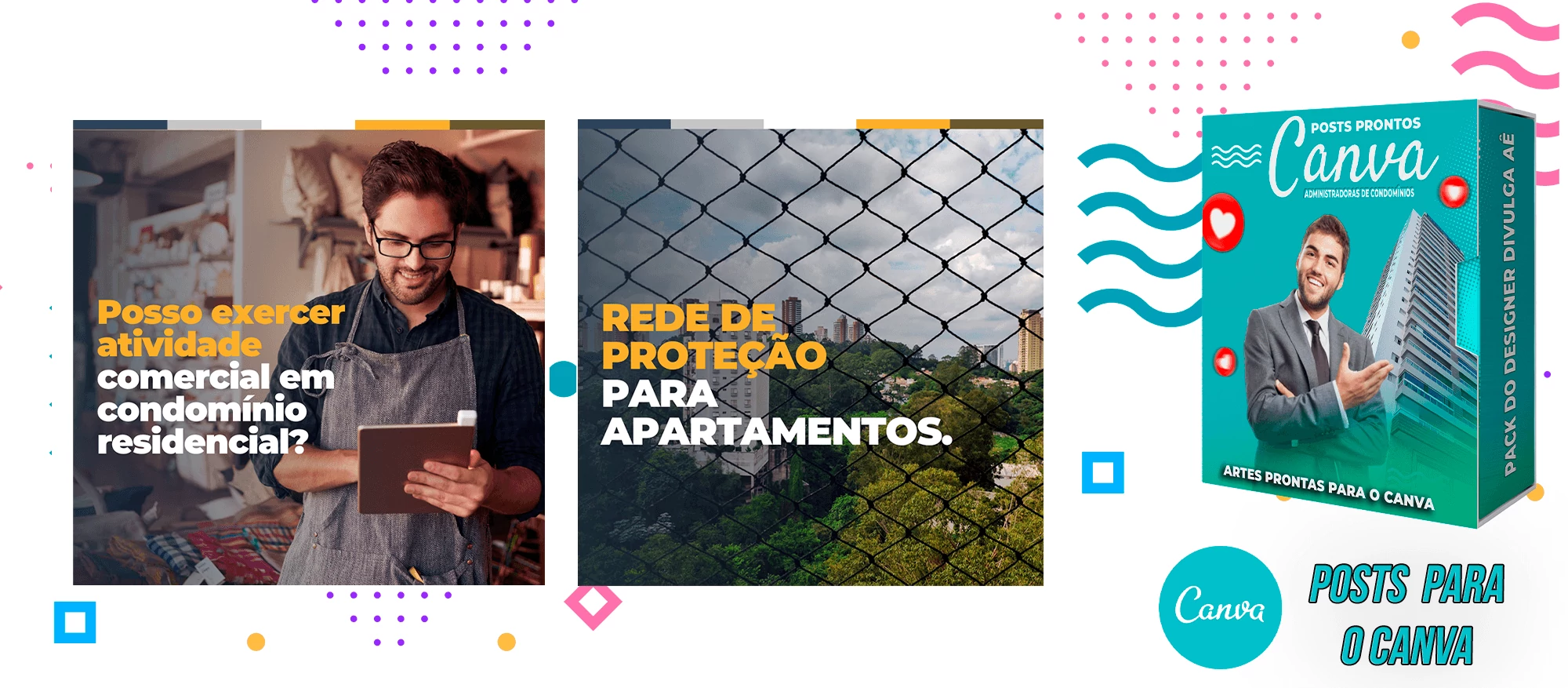 Pack de Posts Prontos para o Canva - Administradoras de Condomínios + Legendas - Imagem 13