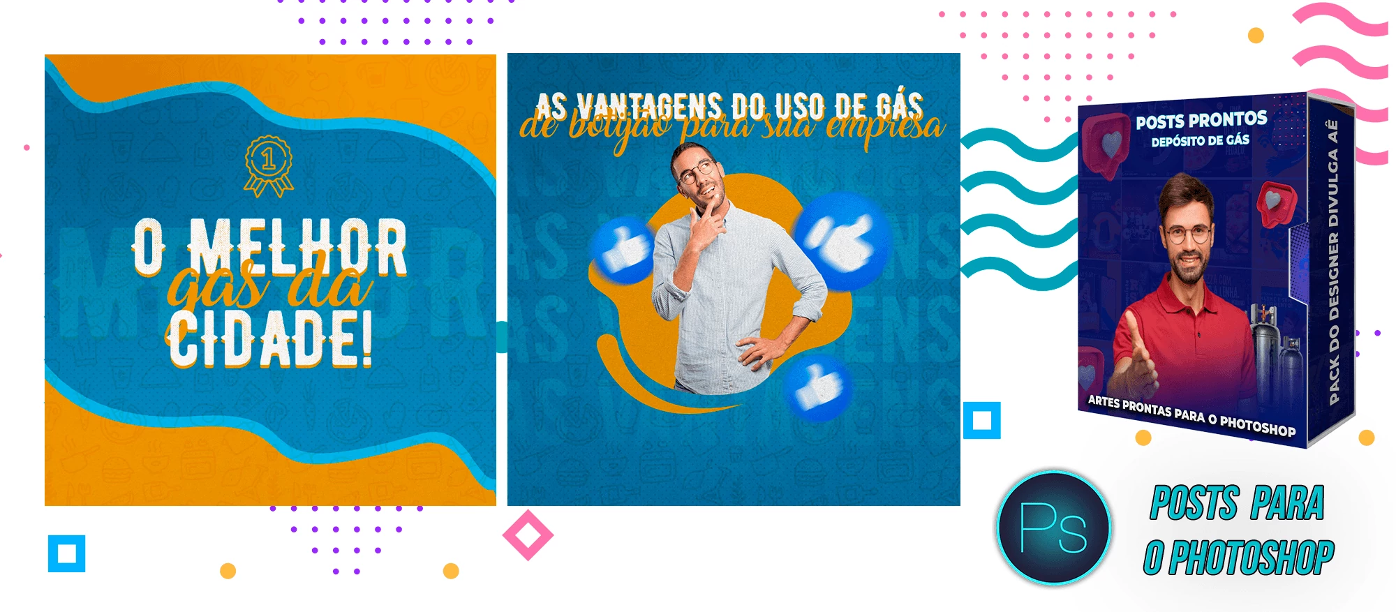 Pack de Posts Prontos - Distribuidora Revenda e Depósito de gás no Photoshop - Imagem 17