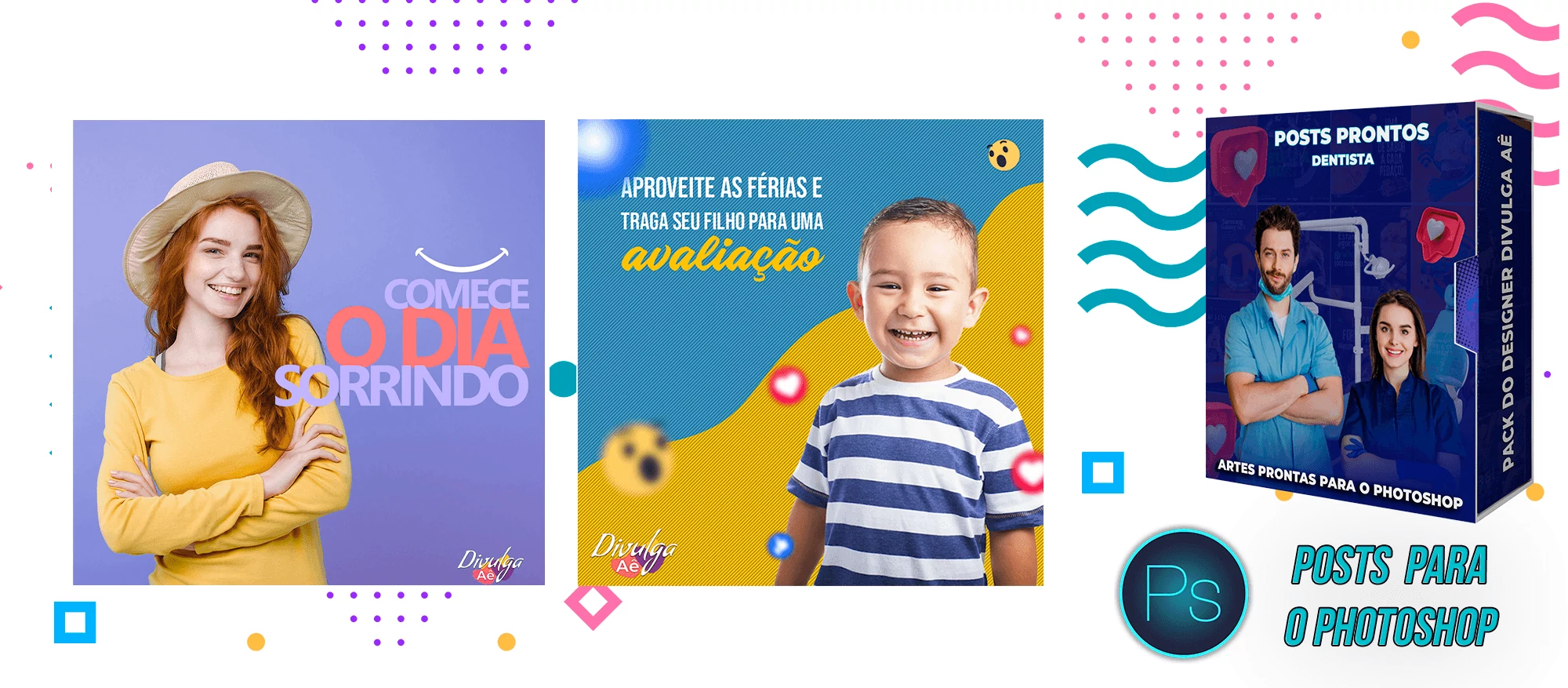 Pack de Posts Prontos - Clínica Médica e Dentistas para o Photoshop - Imagem 13