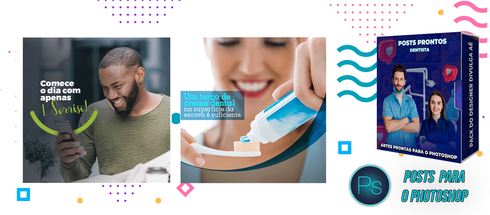 Pack de Posts Prontos - Clínica Médica e Dentistas para o Photoshop - Imagem 14