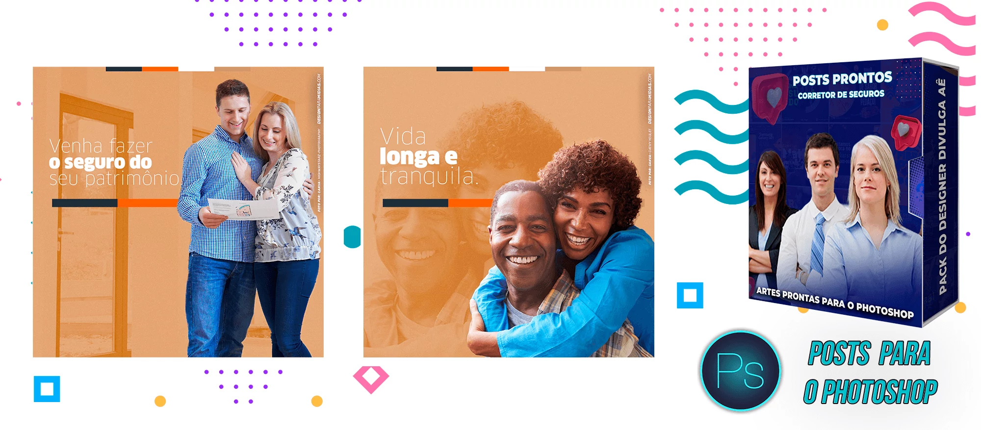 Pack de Posts Prontos - Corretor de Seguros e Plano de Saúde - Photoshop - Imagem 5