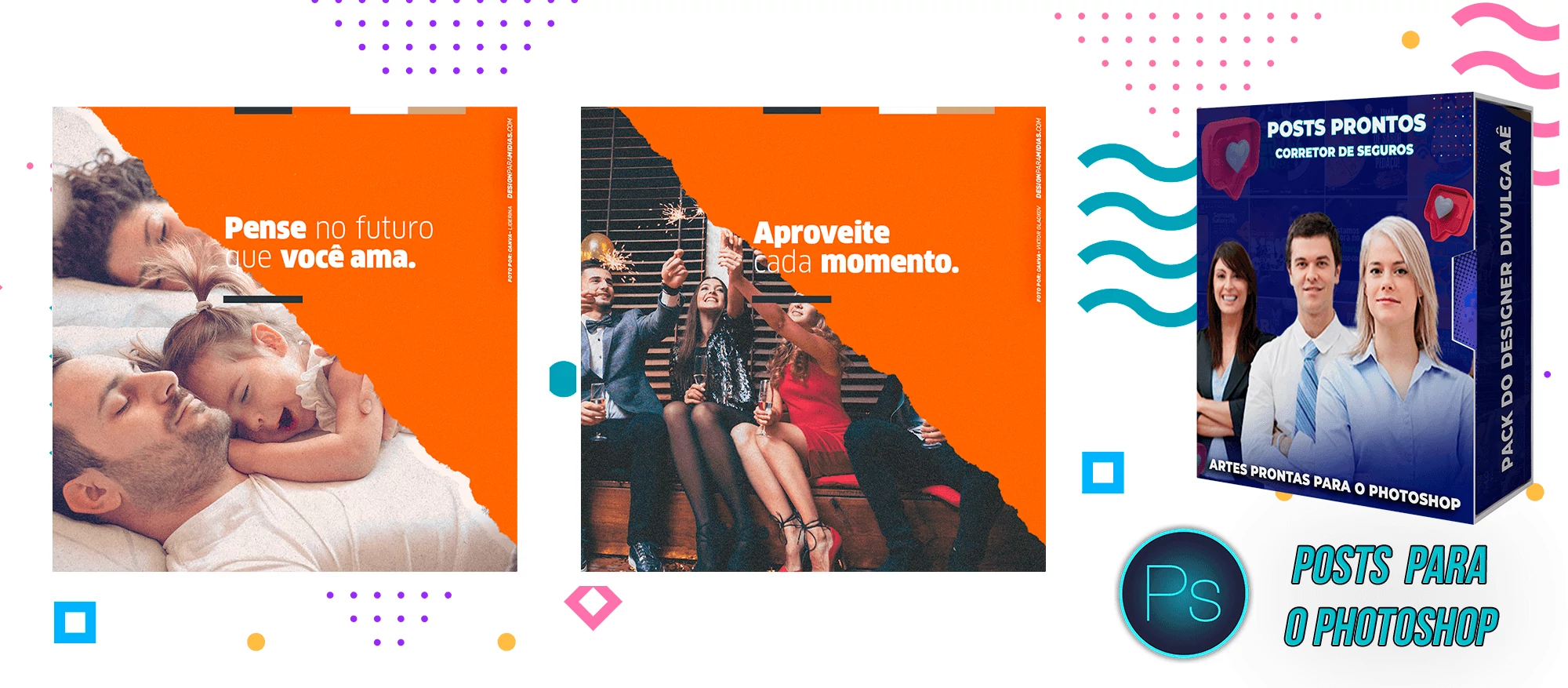 Pack de Posts Prontos - Corretor de Seguros e Plano de Saúde - Photoshop - Imagem 2