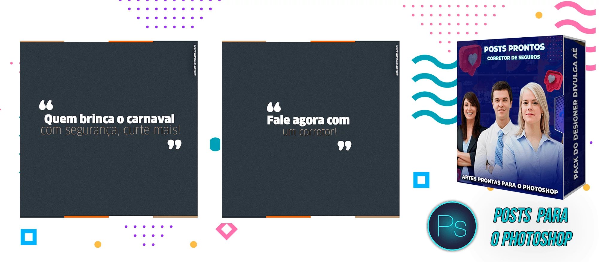 Pack de Posts Prontos - Corretor de Seguros e Plano de Saúde - Photoshop - Imagem 6