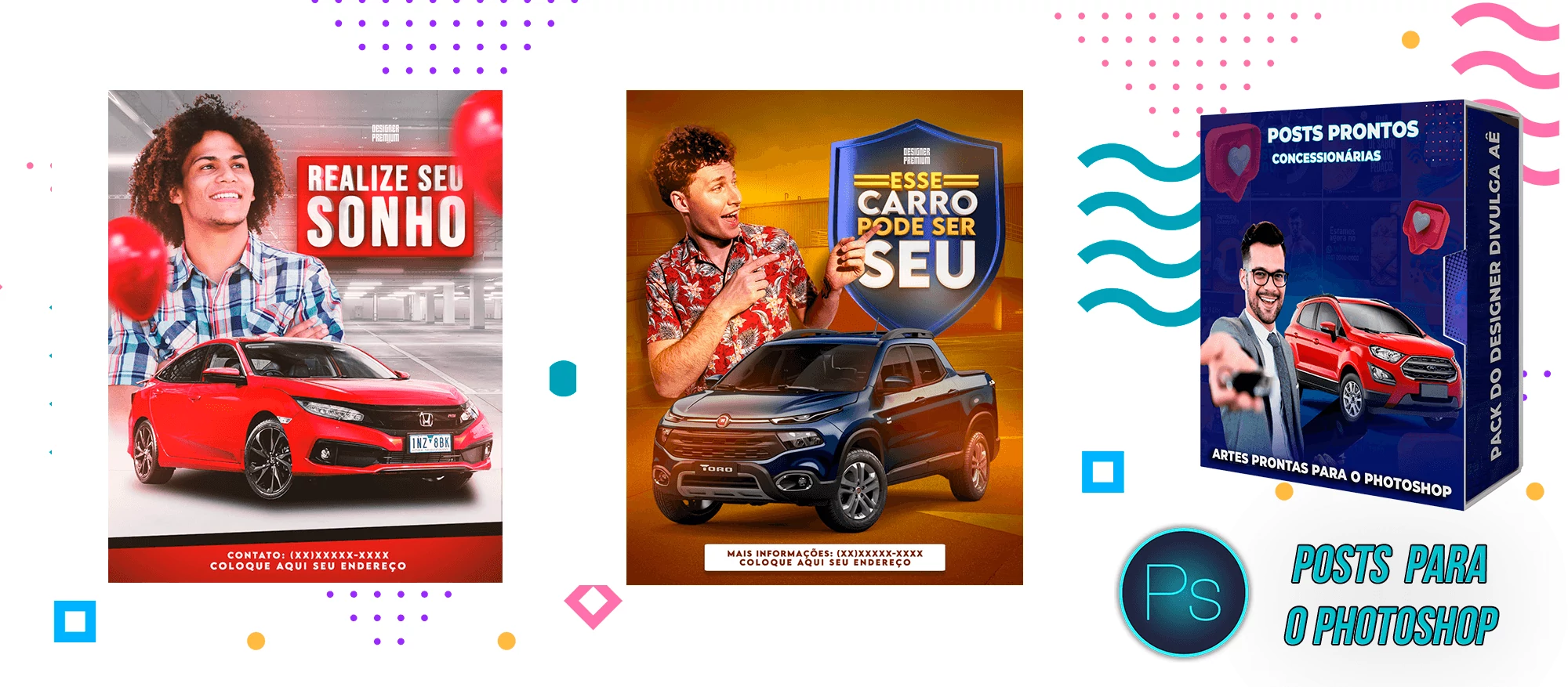 Pack de Posts Prontos - Concessionária - Revendedora de carros usados - Imagem 11