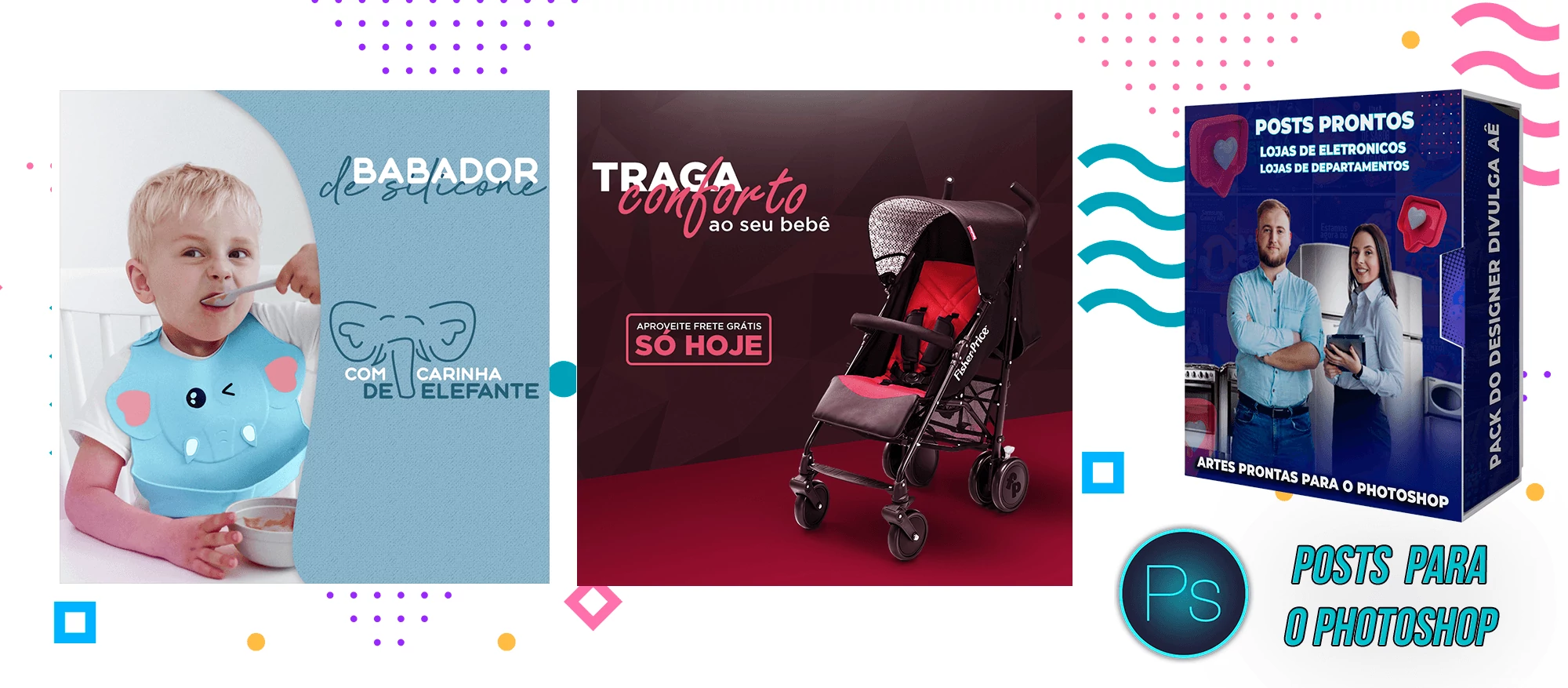 Mega Pack de Posts Prontos de Lojas de Departamento - Eletronicos e Vestuário no Photoshop - Imagem 15