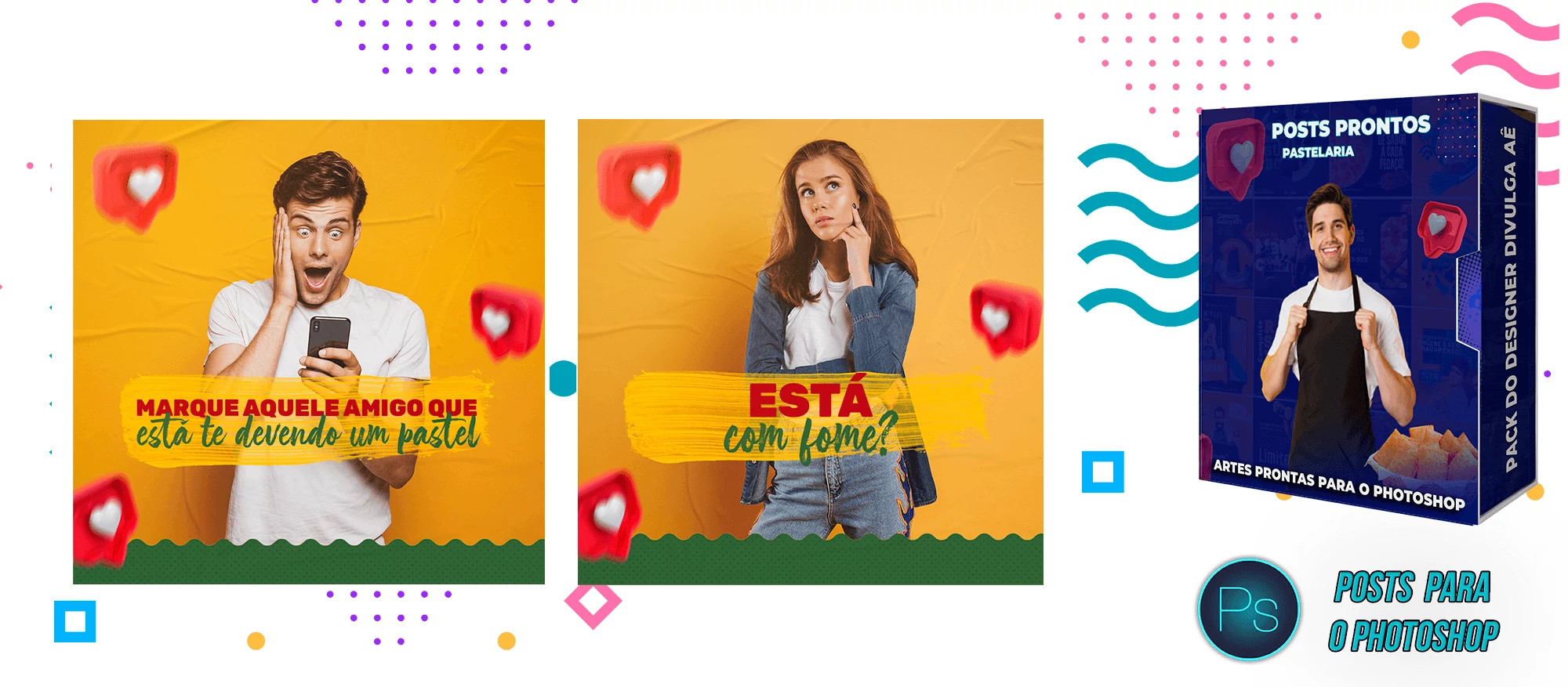 Pack de Posts Prontos Lanchonetes - Vendas de Pastel - Pastelaria - Imagem 10