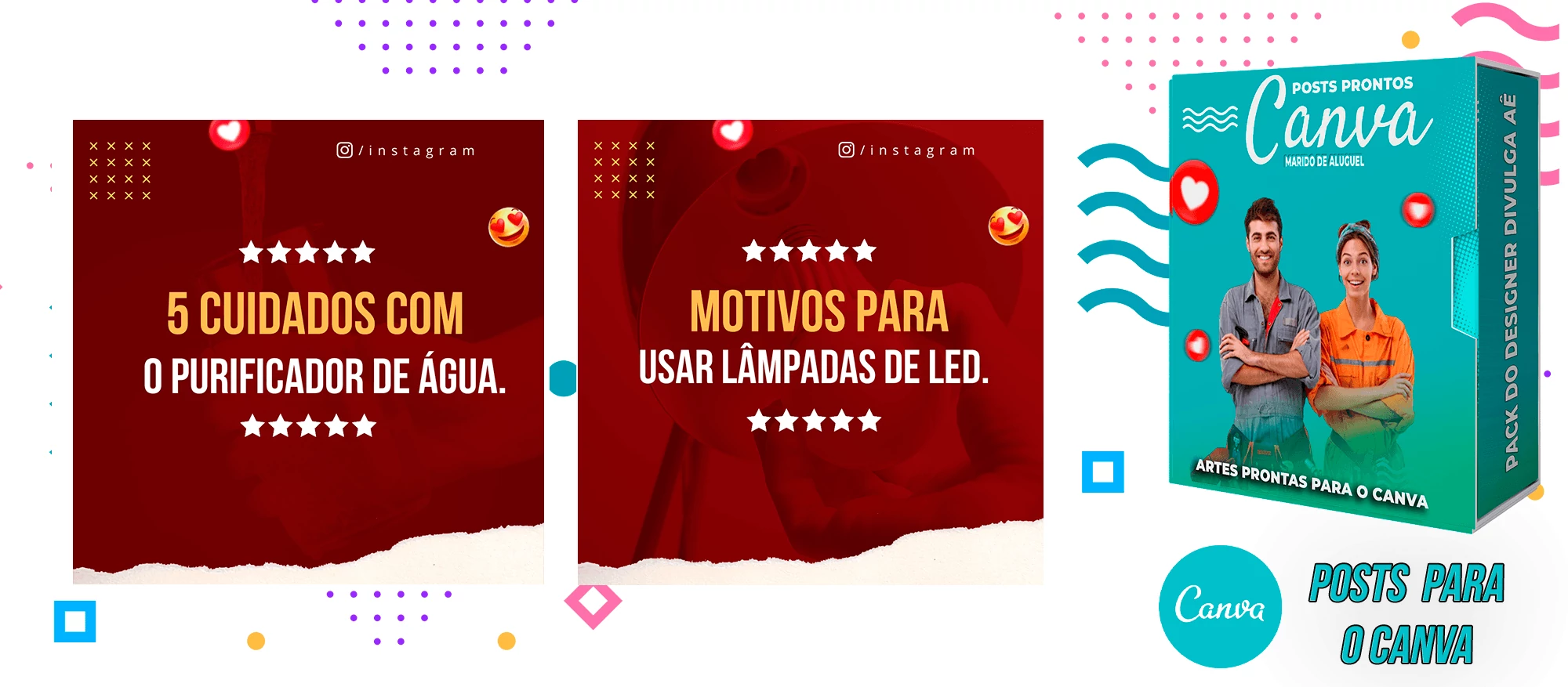 Pack de Posts Prontos - Marido de Aluguel no Canva + Legendas Prontas - Imagem 14
