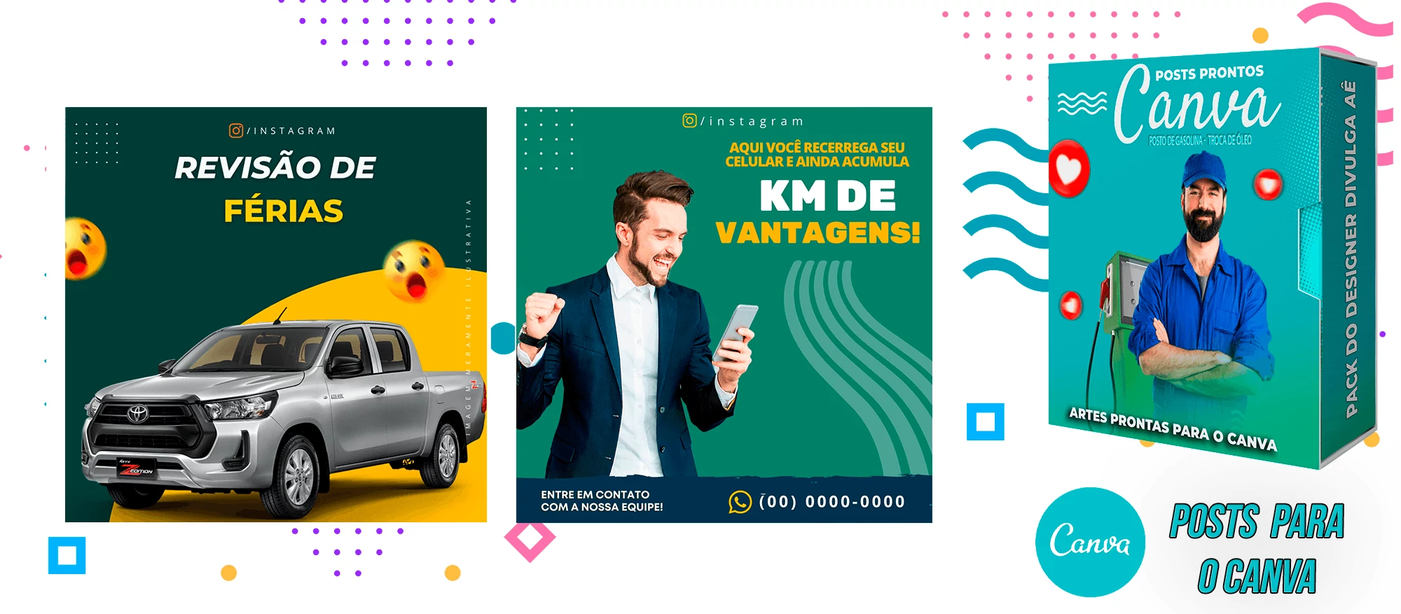 Mega Pack de Posts Prontos - Posto de Combustível - Troca de óleo + Legendas para o Canva - Imagem 26