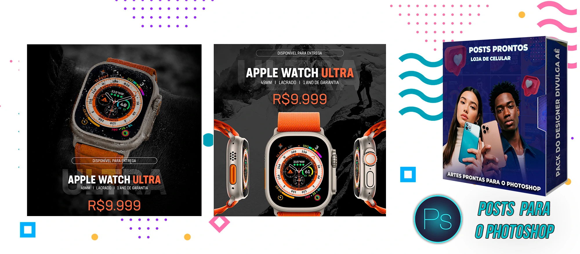 Pack de Posts Prontos - Loja de Celular no Photoshop - Imagem 6