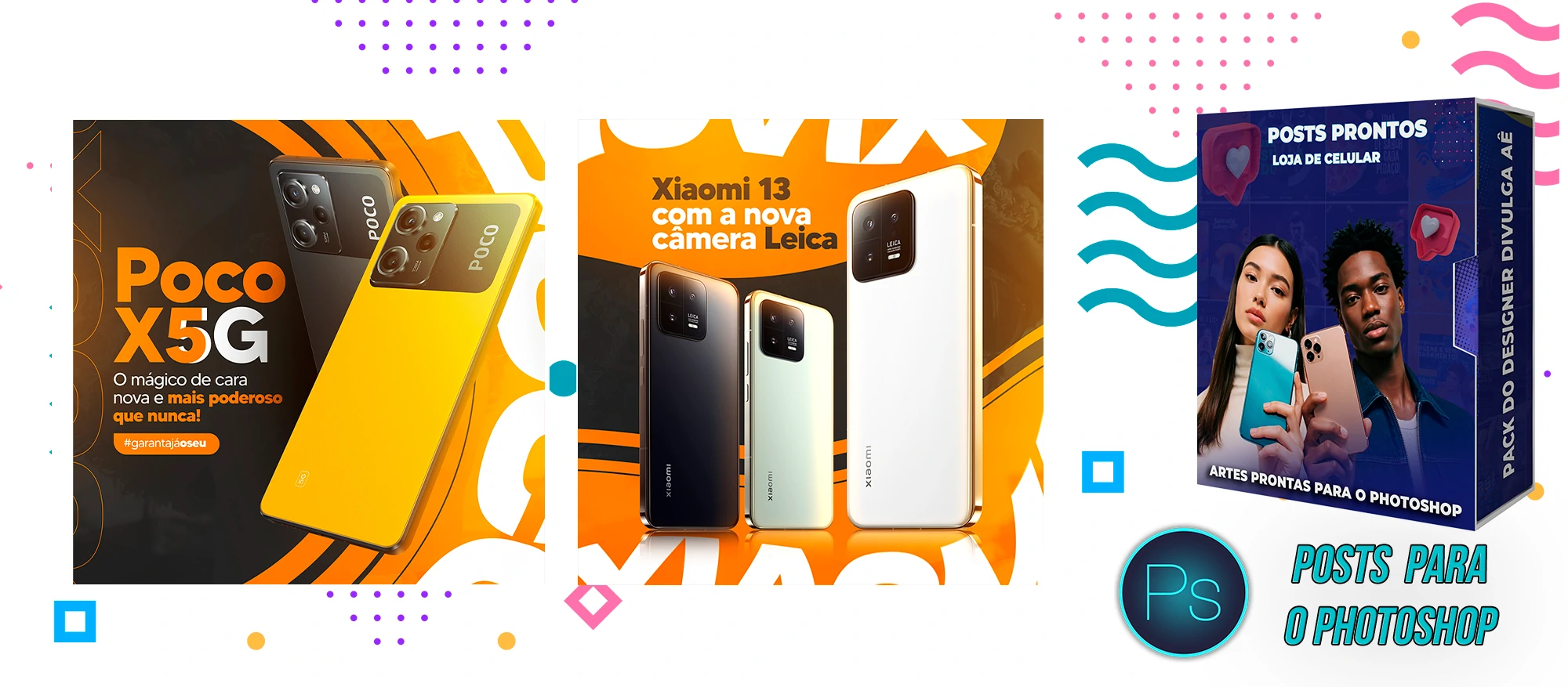 Pack de Posts Prontos - Loja de Celular no Photoshop - Imagem 13