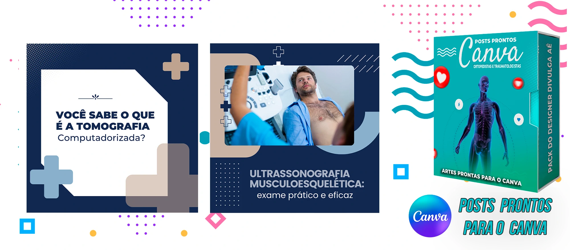 Pack de Posts Prontos com legendas para Ortopedistas e Clínica Ortopédica no Canva - Imagem 9