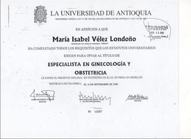 María Isabel Vélez Londoño