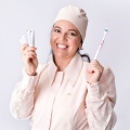 Tatiana Santin, Dentista Santos