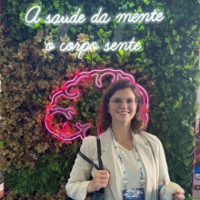 Ampliar imagem: Juliana Andrade Brito Lins, Psiquiatra Santos