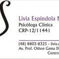 Livia Espíndola Monte, Psicólogo Florianópolis