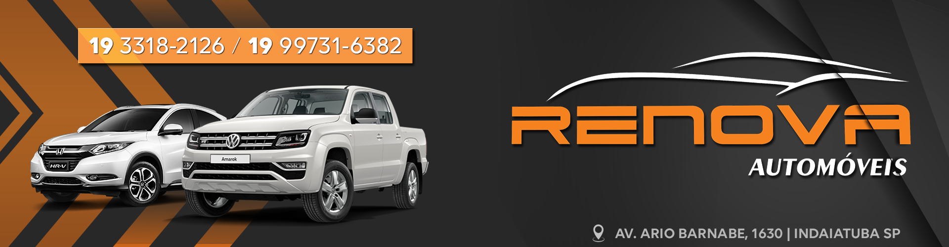 Banner RENOVA AUTOMÓVEIS 