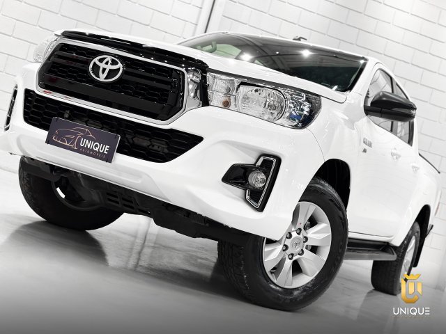 Toyota Hilux 2.7 SR 4X2 CD 16V FLEX 4P AUTOMÁTICO 2018/2019 branco à venda na Unique Automóveis em Indaiatuba — foto 3