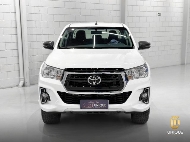 Toyota Hilux 2.7 SR 4X2 CD 16V FLEX 4P AUTOMÁTICO 2018/2019 branco à venda na Unique Automóveis em Indaiatuba — foto 6