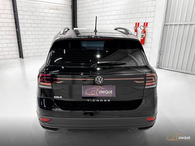 Volkswagen T-cross 1.0 200 TSI TOTAL FLEX SENSE AUTOMÁTICO 2022 preto à venda na Unique Automóveis em Indaiatuba — foto 9