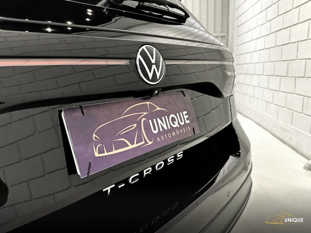 Volkswagen T-cross 1.0 200 TSI TOTAL FLEX SENSE AUTOMÁTICO 2022 preto à venda na Unique Automóveis em Indaiatuba — foto 19