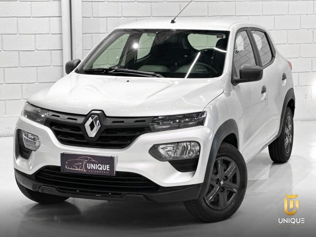 Renault Kwid 1.0 12V SCE FLEX ZEN MANUAL 2023/2024 prata à venda na Unique Automóveis em Indaiatuba — foto 2