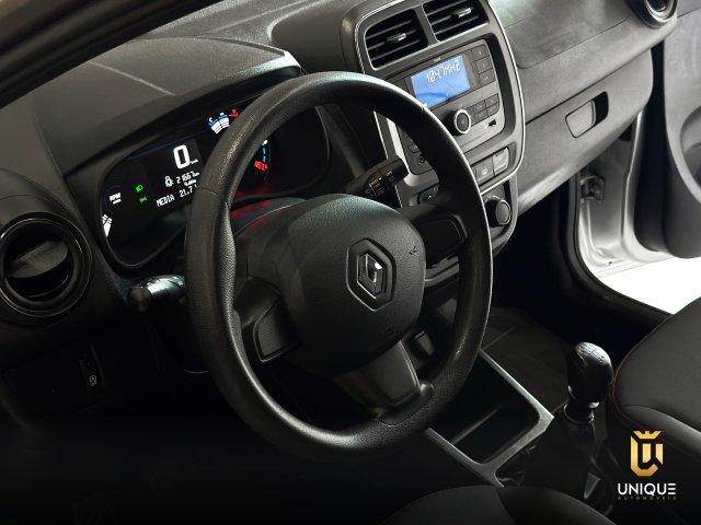 Renault Kwid 1.0 12V SCE FLEX ZEN MANUAL 2023/2024 prata à venda na Unique Automóveis em Indaiatuba — foto 14