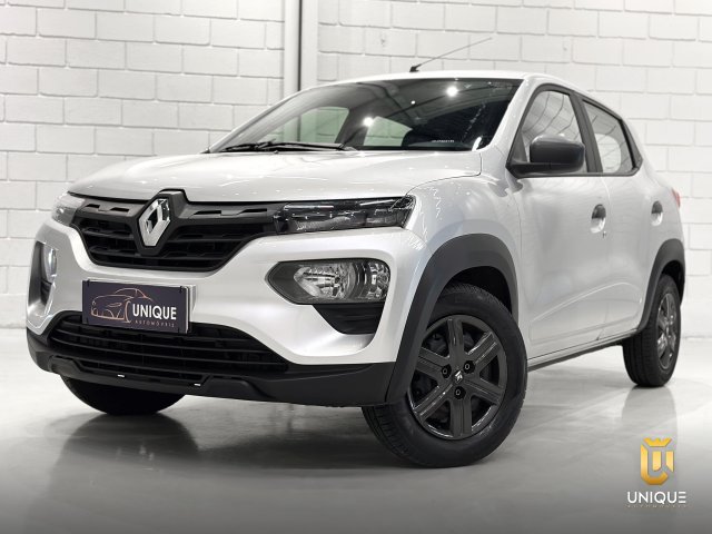 Renault Kwid 1.0 12V SCE FLEX ZEN MANUAL 2023/2024 prata à venda na Unique Automóveis em Indaiatuba — foto 18