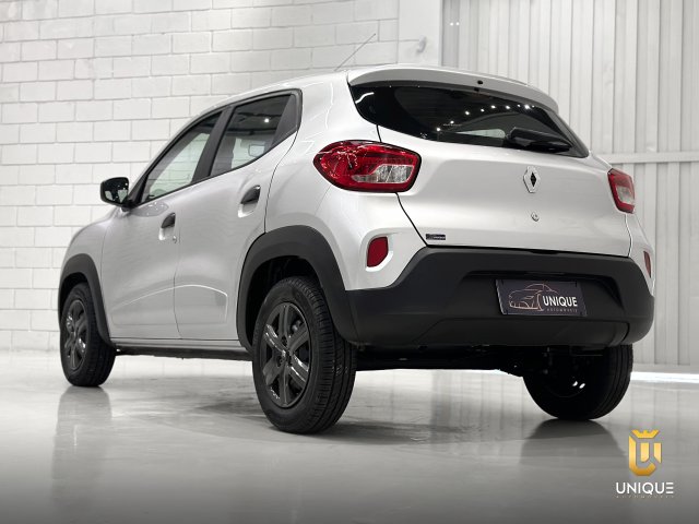 Renault Kwid 1.0 12V SCE FLEX ZEN MANUAL 2023/2024 prata à venda na Unique Automóveis em Indaiatuba — foto 19