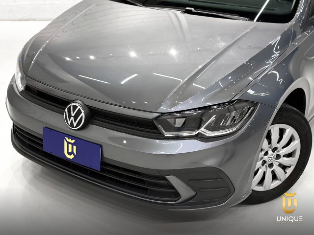 Volkswagen Polo 1.0 MPI MANUAL 2023 cinza à venda na Unique Automóveis em Indaiatuba — foto 4