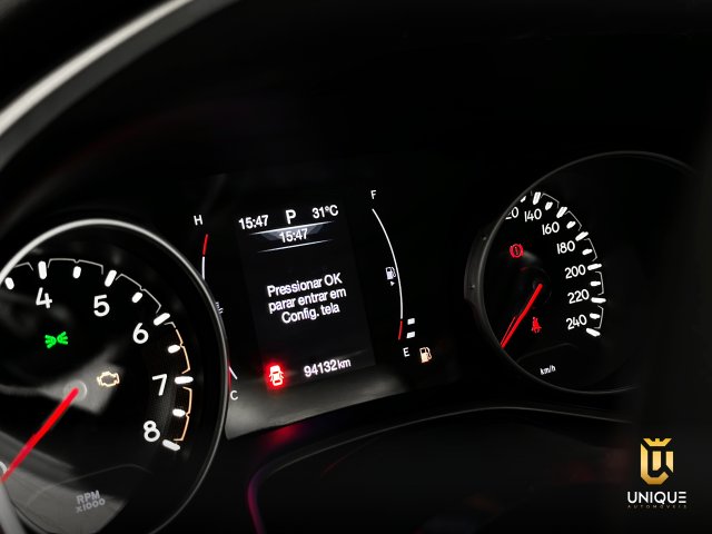 Jeep Compass 2.0 16V FLEX LONGITUDE AUTOMÁTICO 2017 preto à venda na Unique Automóveis em Indaiatuba — foto 10