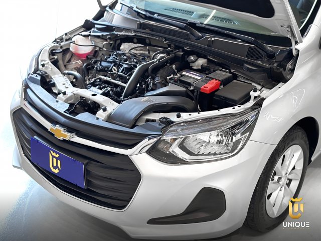 Chevrolet Onix 1.0 TURBO FLEX LT AUTOMATICO 2022 prata à venda na Unique Automóveis em Indaiatuba — foto 15