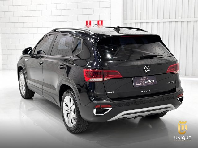 Volkswagen Taos 1.4 250 TSI TOTAL FLEX COMFORTLINE AUTOMÁTICO 2022 preto à venda na Unique Automóveis em Indaiatuba — foto 9