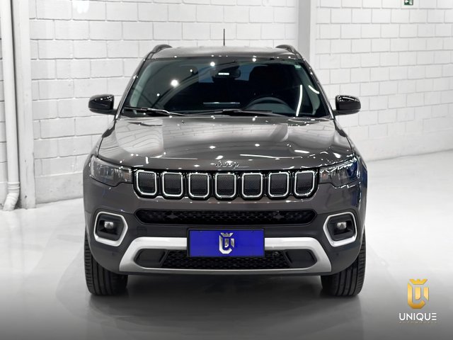 Jeep Compass 2.0 TD350 TURBO DIESEL LONGITUDE AT9 2023 cinza à venda na Unique Automóveis em Indaiatuba — foto 3