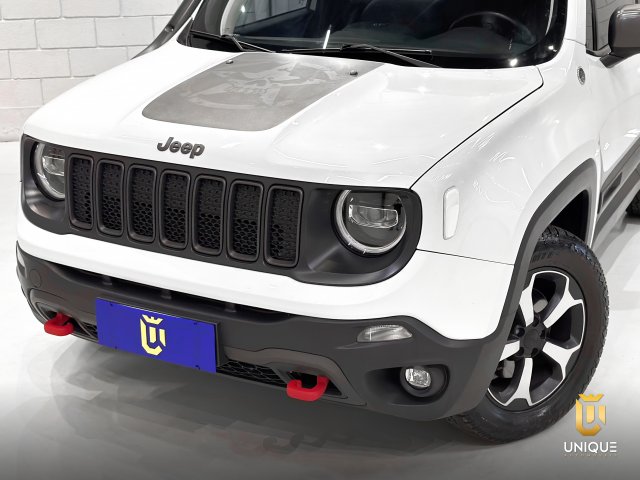 Jeep Renegade 2.0 16V TURBO DIESEL TRAILHAWK 4P 4X4 AUTOMÁTICO 2019/2020 branco à venda na Unique Automóveis em Indaiatuba — foto 2