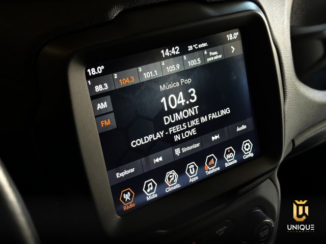 Jeep Renegade 2.0 16V TURBO DIESEL TRAILHAWK 4P 4X4 AUTOMÁTICO 2019/2020 branco à venda na Unique Automóveis em Indaiatuba — foto 9