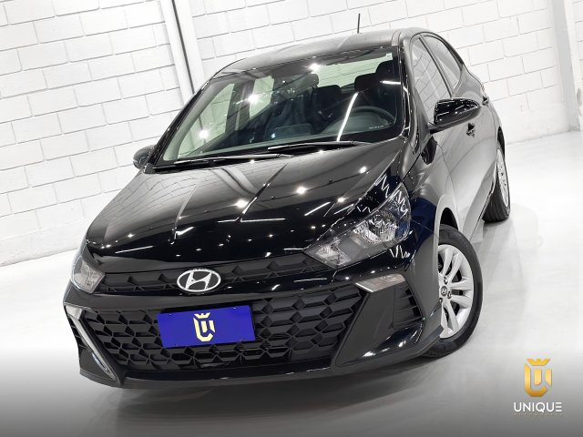 Hyundai Hb20 1.0 12V FLEX COMFORT MANUAL 2023/2024 preto à venda na Unique Automóveis em Indaiatuba — foto 2
