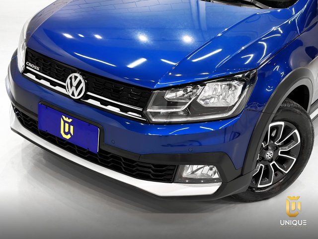 Volkswagen Saveiro 1.6 CROSS CD 16V FLEX 2P MANUAL 2021/2022 azul à venda na Unique Automóveis em Indaiatuba — foto 12