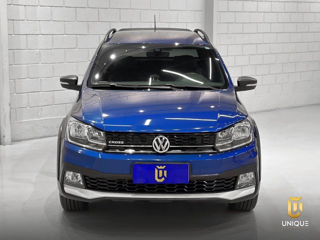 Volkswagen Saveiro 1.6 CROSS CD 16V FLEX 2P MANUAL 2021/2022 azul à venda na Unique Automóveis em Indaiatuba — foto 3
