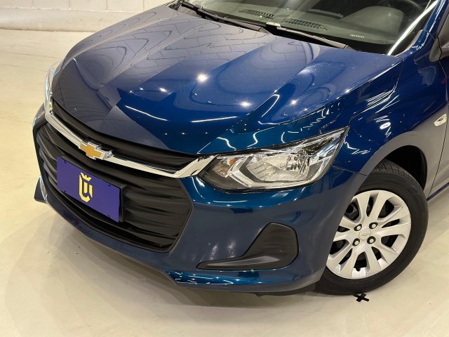 Chevrolet Onix 1.0 TURBO FLEX AUTOMATICO 2021/2022 azul à venda na Unique Automóveis em Indaiatuba — foto 2