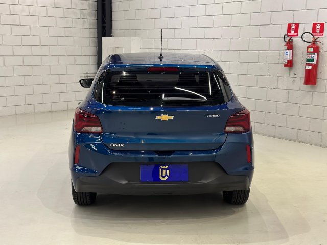 Chevrolet Onix 1.0 TURBO FLEX AUTOMATICO 2021/2022 azul à venda na Unique Automóveis em Indaiatuba — foto 10