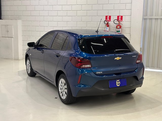 Chevrolet Onix 1.0 TURBO FLEX AUTOMATICO 2021/2022 azul à venda na Unique Automóveis em Indaiatuba — foto 12