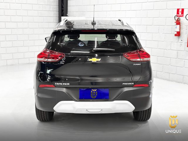 Chevrolet Tracker 1.2 TURBO FLEX PREMIER AUTOMÁTICO 2021 preto à venda na Unique Automóveis em Indaiatuba — foto 4