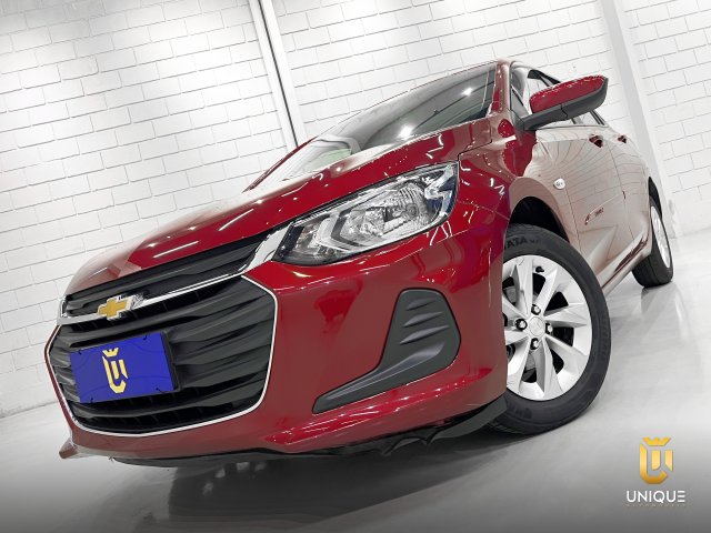 Chevrolet Onix 1.0 FLEX PLUS LT MANUAL 2021/2022 vermelho à venda na Unique Automóveis em Indaiatuba — foto 2