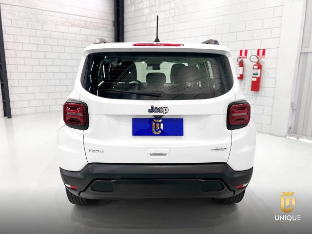 Jeep Renegade 1.3 T270 TURBO FLEX LONGITUDE AT6 2023 branco à venda na Unique Automóveis em Indaiatuba — foto 3