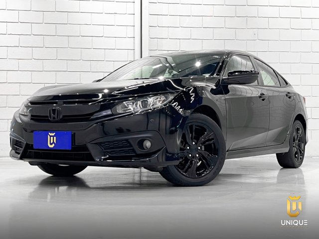 Honda Civic 2.0 16V FLEXONE EXL 4P CVT 2018 preto à venda na Unique Automóveis em Indaiatuba — foto 2