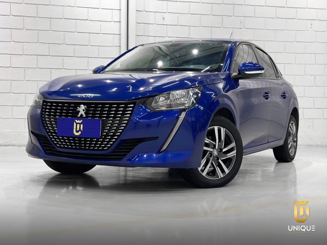 Peugeot 208 1.6 16V FLEX ALLURE AT6 2021/2022 azul à venda na Unique Automóveis em Indaiatuba — foto 2