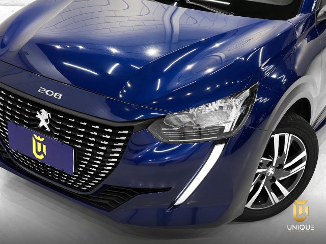 Peugeot 208 1.6 16V FLEX ALLURE AT6 2021/2022 azul à venda na Unique Automóveis em Indaiatuba — foto 3