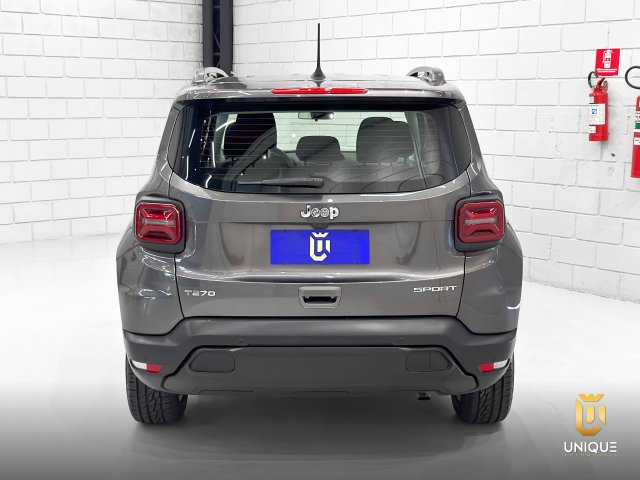 Jeep Renegade 1.3 T270 TURBO FLEX SPORT AT6 2022/2023 cinza à venda na Unique Automóveis em Indaiatuba — foto 5