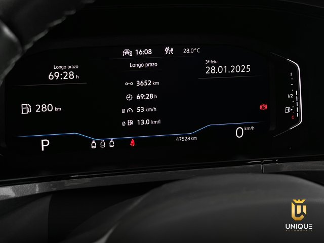 Volkswagen Taos 1.4 250 TSI TOTAL FLEX HIGHLINE AUTOMÁTICO 2023 preto à venda na Unique Automóveis em Indaiatuba — foto 9