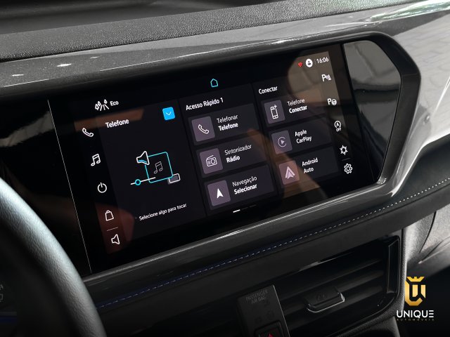 Volkswagen Taos 1.4 250 TSI TOTAL FLEX HIGHLINE AUTOMÁTICO 2023 preto à venda na Unique Automóveis em Indaiatuba — foto 13